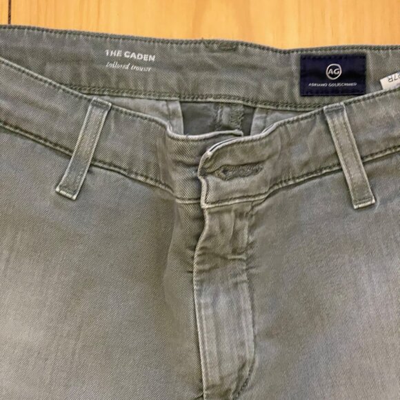 AG Adriano Goldschmied The Caden Women's Size 27 Green, olive Jeans - Picture 4 of 11